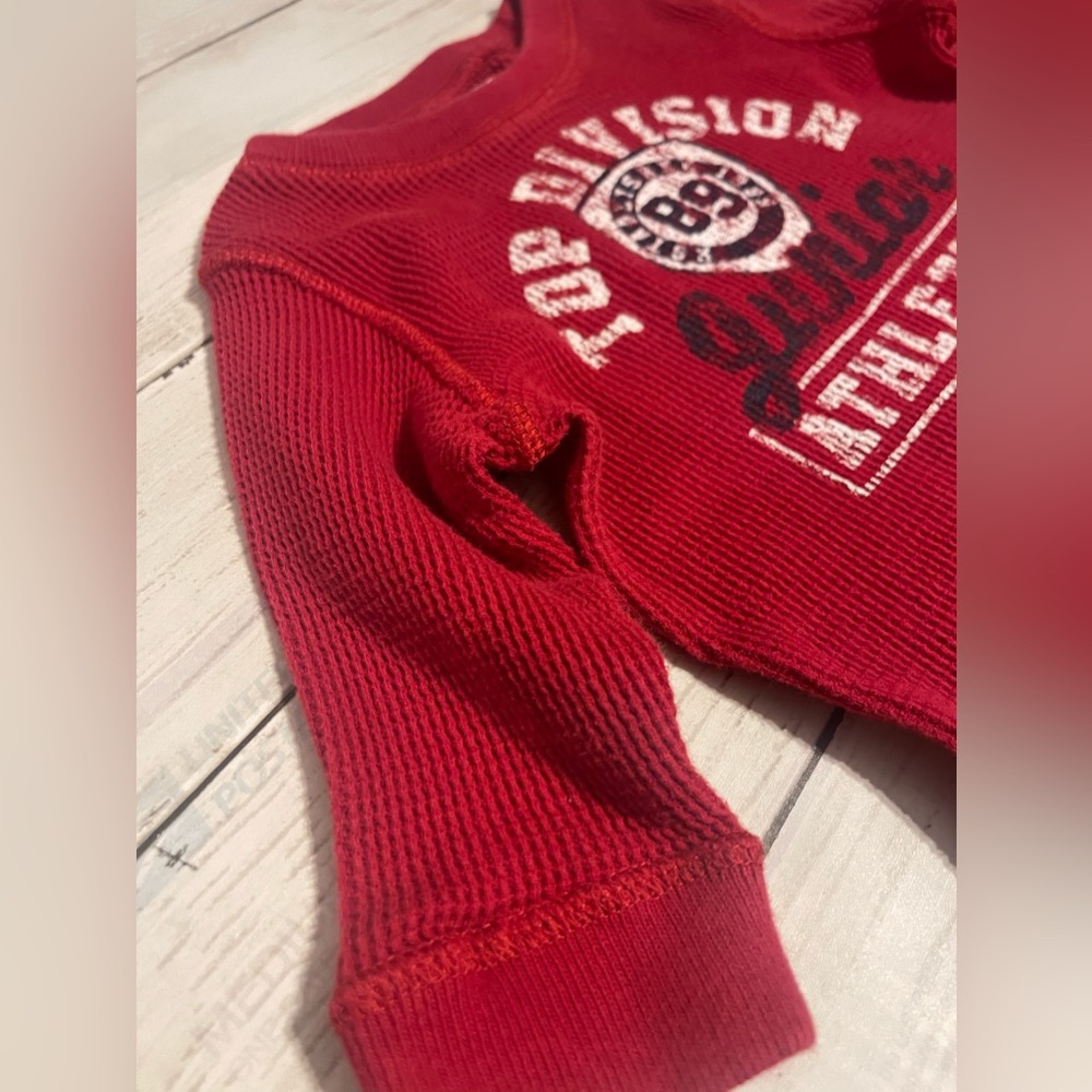 Baby Boys Graphic Thermal Long Sleeve Top